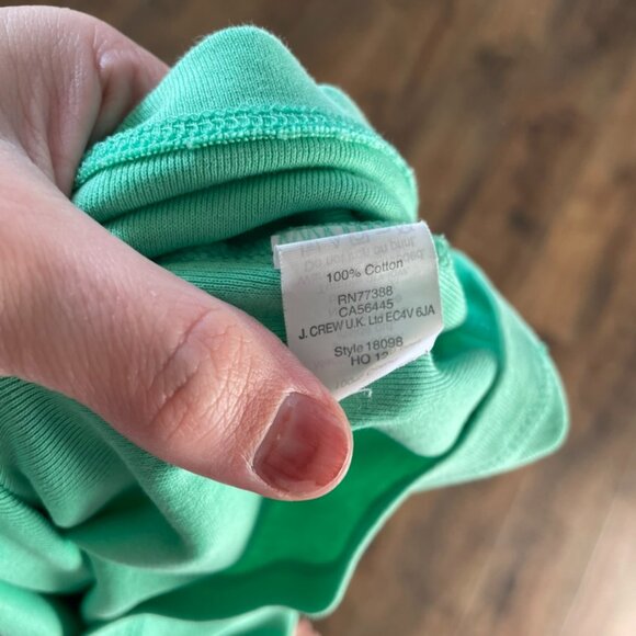 J.Crew Perfect Fit Long Sleeve Tee – Mint Green – Women’s Medium - Picture 7 of 7